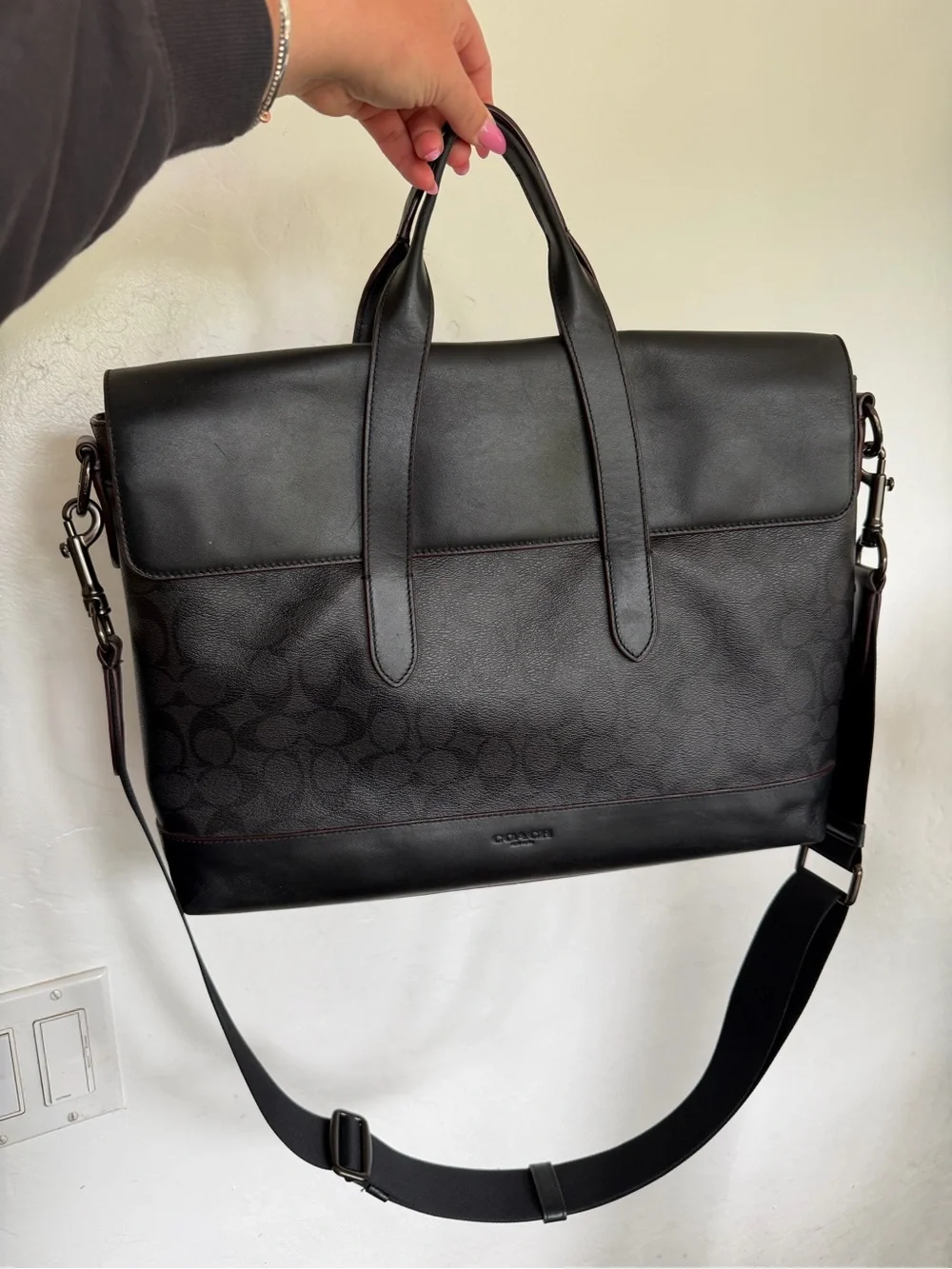 Coach Hamilton Portfolio Brief Black